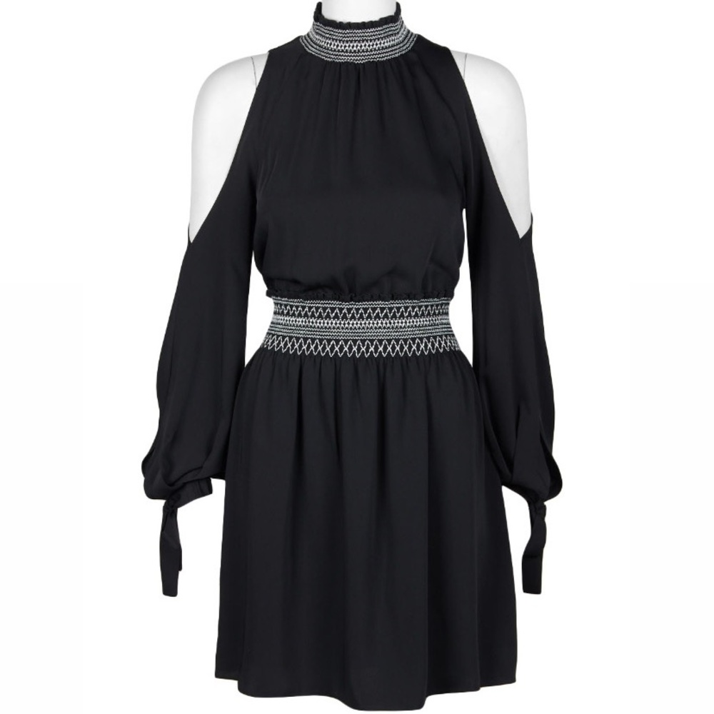 NWOT Laundry by Shelli Segal black high neck dress